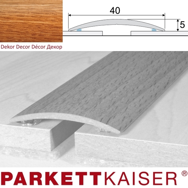 Brebo transition profile A13 self-adhesive cherry light aluminum veneer 93 cm main product photo
