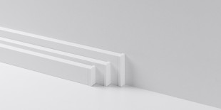 Parador Embouts de finition à hauteur variable pour plinthe type 2 SL 3/6/18 Blanc