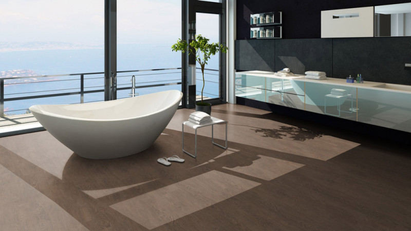 Skaben Klebe-Vinylboden massiv Life 55 Kiefer rustikal Braun 1-Stab Landhausdiele 4V zum kleben main product photo