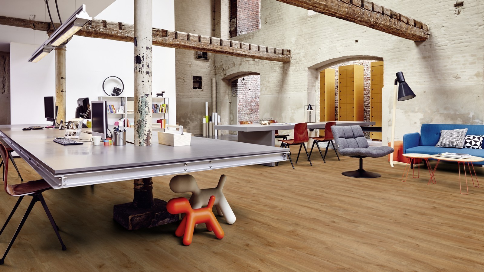 Tarkett Design flooring iD Inspiration Loose-Lay Natural Mountain Oak Plank