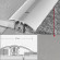Anpassungsprofil 45 mm Alu eloxiert Edelstahl Höhenverstellung 2 - 18 mm Länge 270 cm