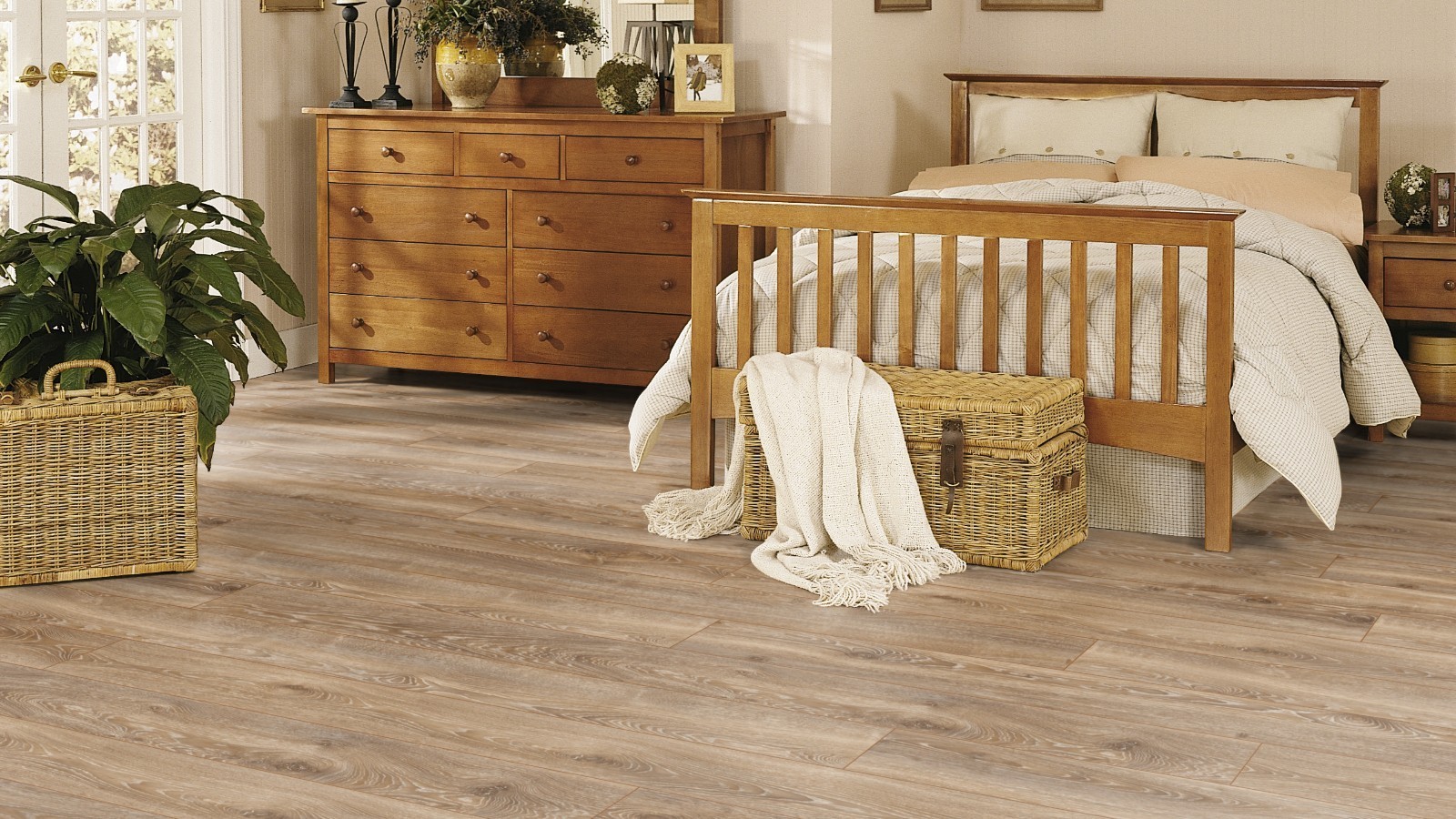 Laminat Wide Highland Eiche Bronze D4795 1-Stab Landhausdiele 4V Breite 188mm