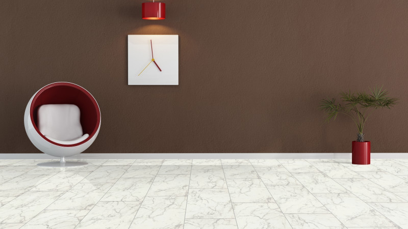 Laminate Blue Line Stone Carrara Marble D2921 High Gloss Tile look 4V main product photo