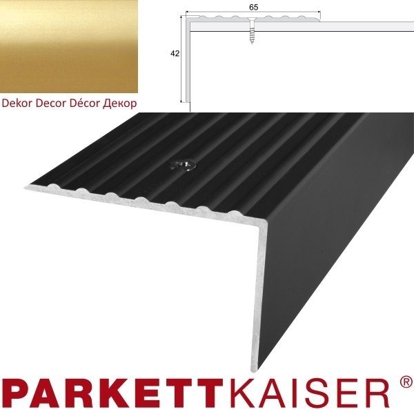 Brebo Angle profile A32 Alu Anodized Gold 120 cm main product photo