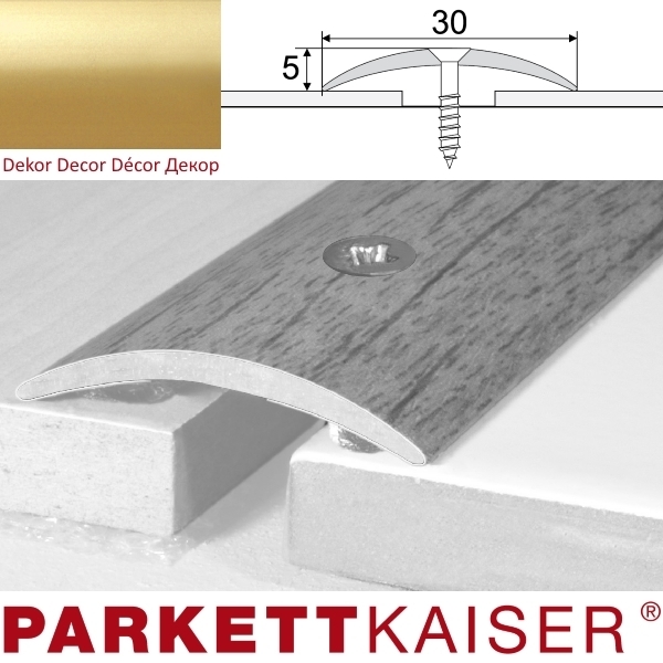 Brebo Übergangsprofil A03 Gold Aluminium eloxiert 270 cm main product photo