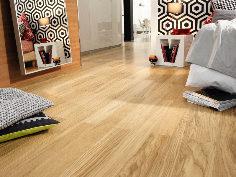 Tarkett Parkett Viva Line Natur Eiche Landhausdiele M4V Proteco Natura, gebürstet main product photo