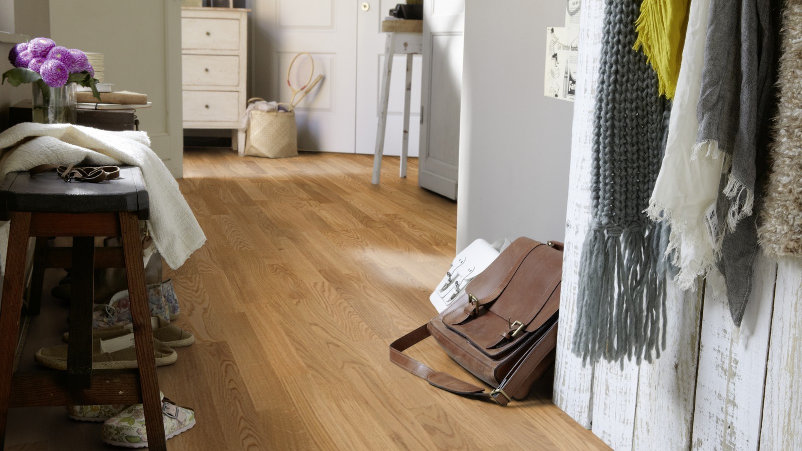 Tarkett Parquet Pure Natur Roble 3-lamas suelo de barco Proteco Natura 14 mm
