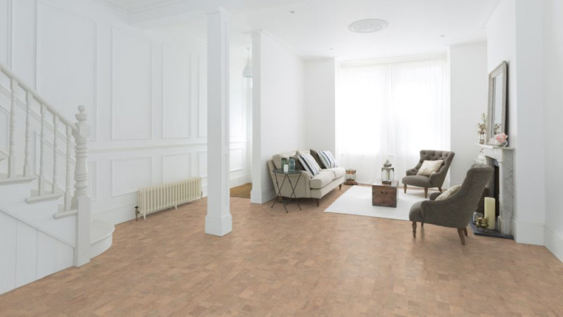 Wicanders Cork flooring cork Pure Identity Champagne Tile 6mm 4V main product photo