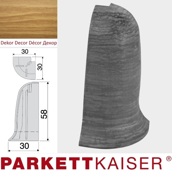 Brebo Aussenecke QUE Eiche Bernstein main product photo