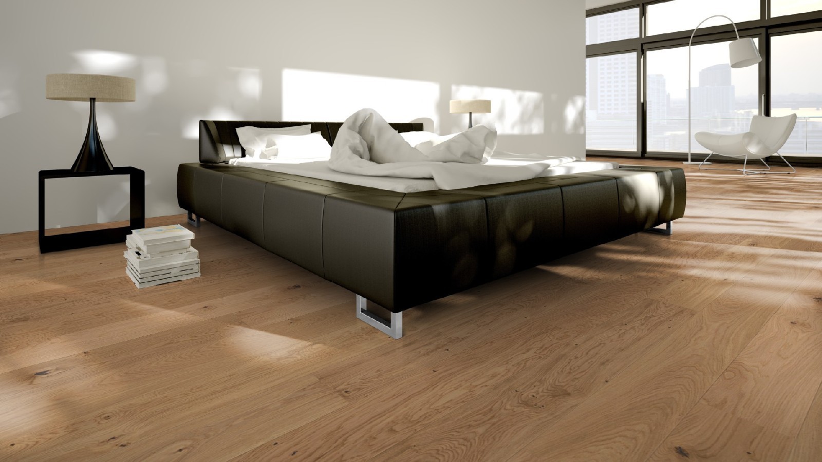 Tarkett Parkett Pure Rustikal Eiche Landhausdiele M2V Proteco Natura, gebürstet