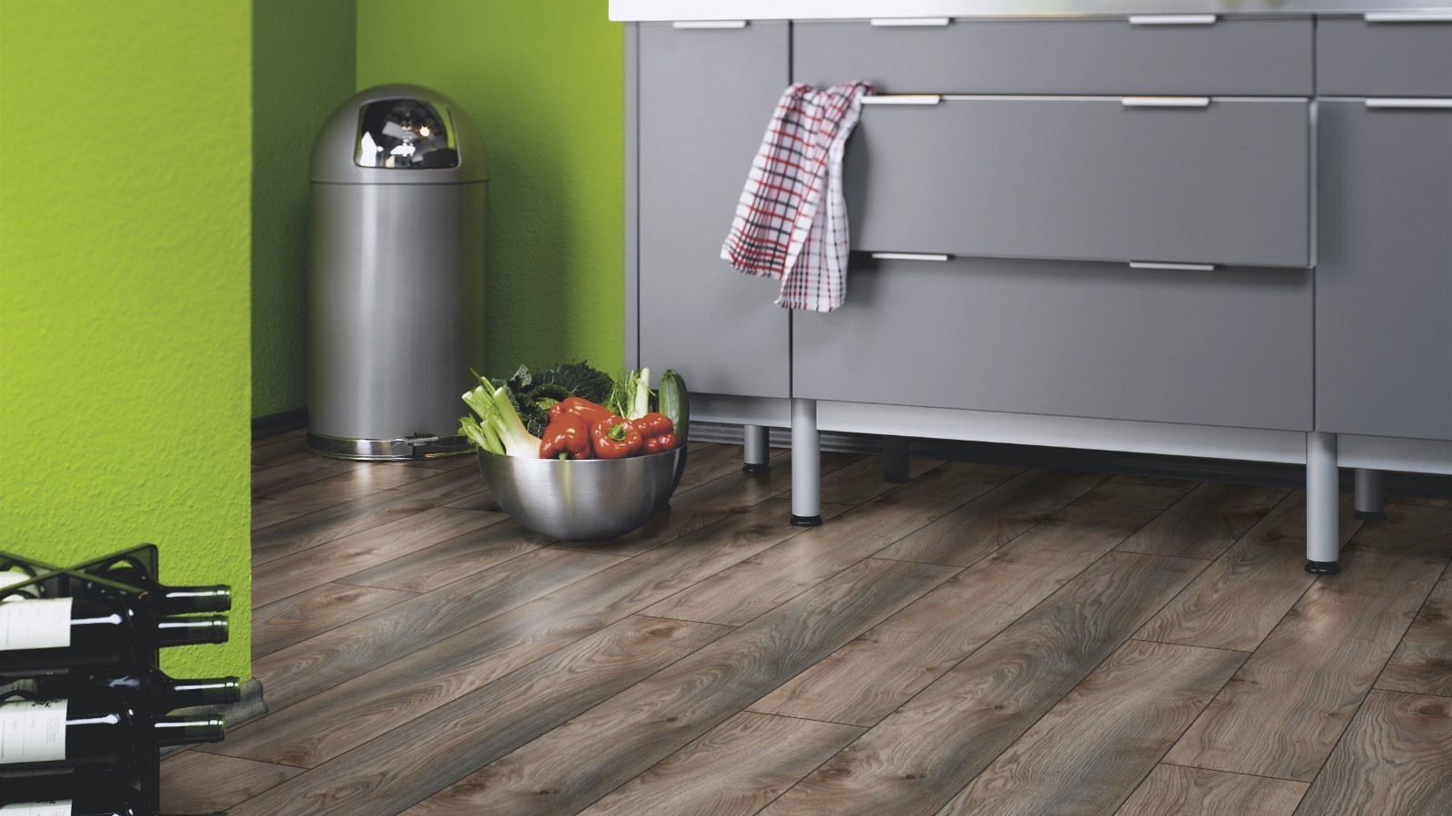 Laminat Wide Makro Eiche Grau D4792 1-Stab Landhausdiele 4V Breite 188mm