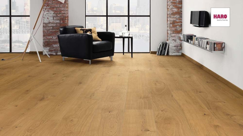 Parquet HARO 4000 Roble 1-lama Plaza 4V naturaDur main product photo