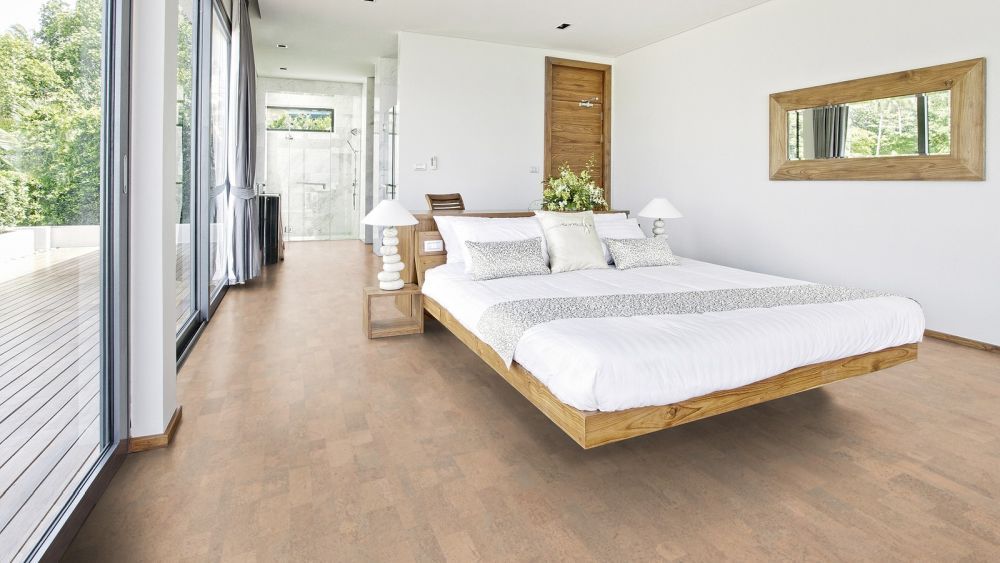 Wicanders Korkboden corcho Esencia Identidad Champagne Fliese