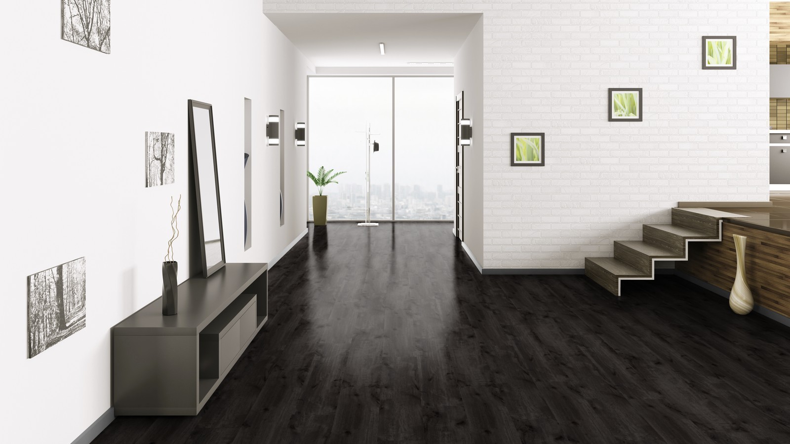 Tarkett Sol design iD Inspiration Loose-Lay Black Mountain Oak Lame