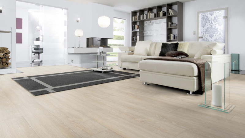 Wineo Vinyl flooring 800 Wood Salt Lake Oak 1-strip Bevelled edge for gluing main product photo