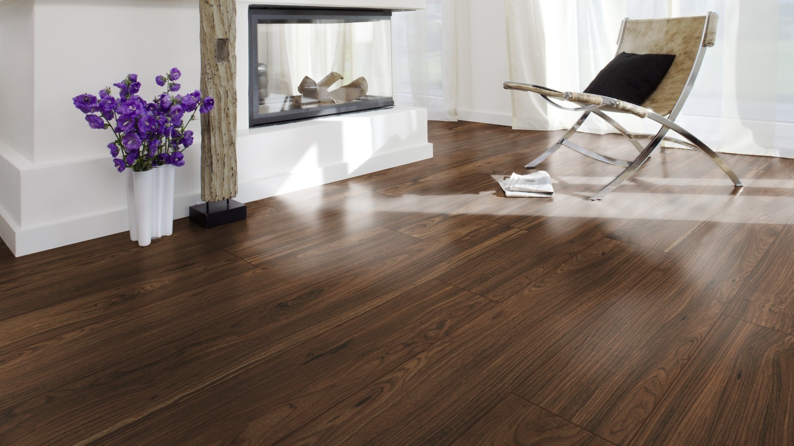Laminat Select Nussbaum Toscana D3070 1-Stab Landhausdiele 4V Breite 193mm
