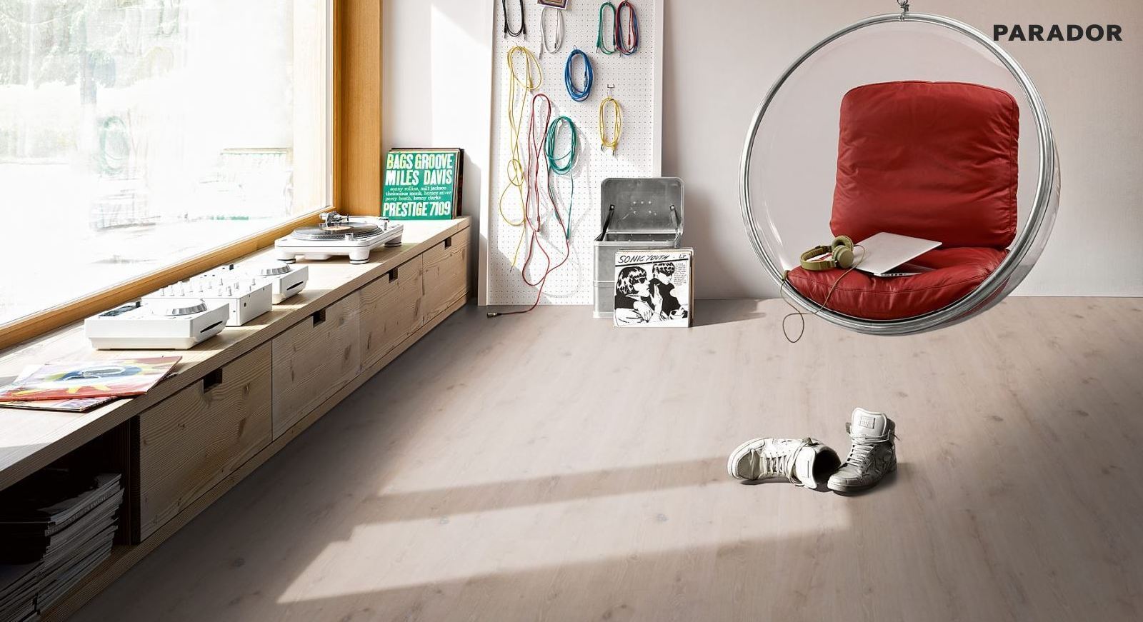 Parador Parkett Eco Balance Rustikal Eiche Weiß geölt Landhausdiele M4V