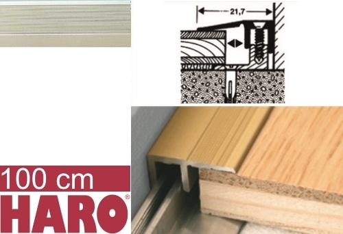 HARO Allround End moulding Type 387 L/P Sand 100 cm main product photo