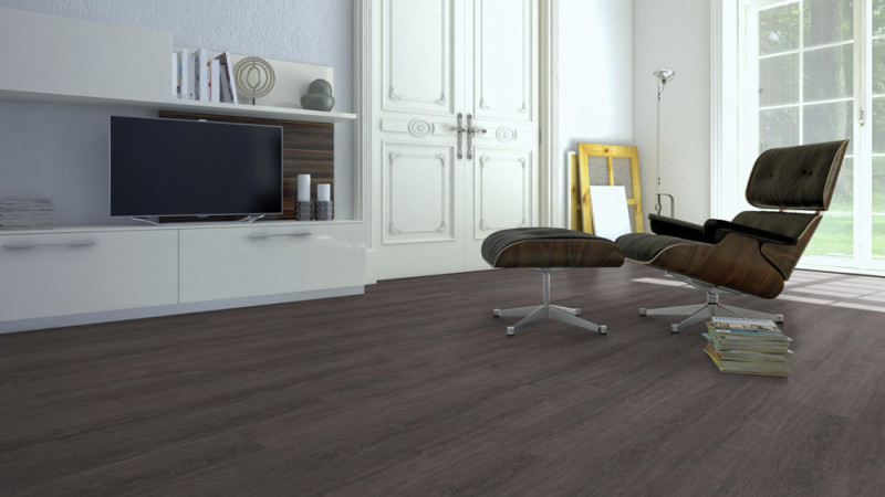 Skaben Klebe-Vinylboden massiv Life 55 Antike Eiche Grau 1-Stab Landhausdiele 4V zum kleben main product photo