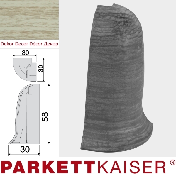 Brebo External corners QUE Mocca Oak