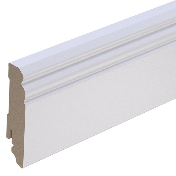Brebo Plinthe blanche élégante Profil Hambourg de 8 cm main product photo
