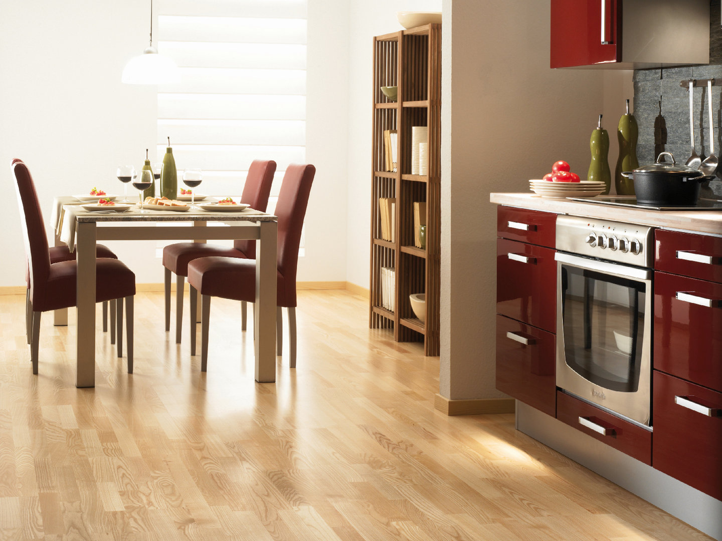 Tarkett Parkett Pure Natur Esche 3-Stab-Schiffsboden Proteco Lack