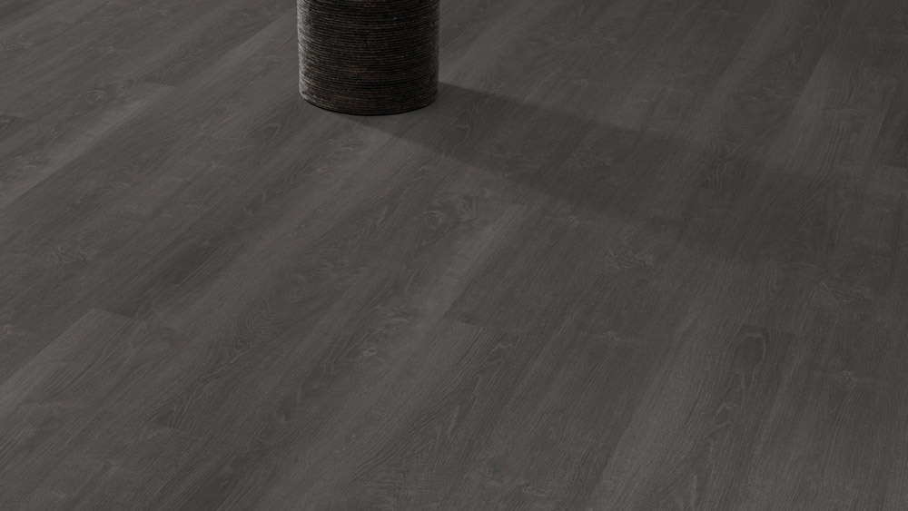 Skaben Klick Vinylboden massiv Life Click 55 Vintage Eiche Dunkelgrau 1-Stab Landhausdiele 4V zum klicken