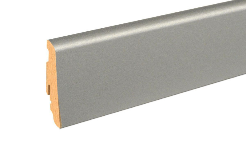 Matching Skirting board 6 cm high Aluminum FOFA024 240 cm main product photo