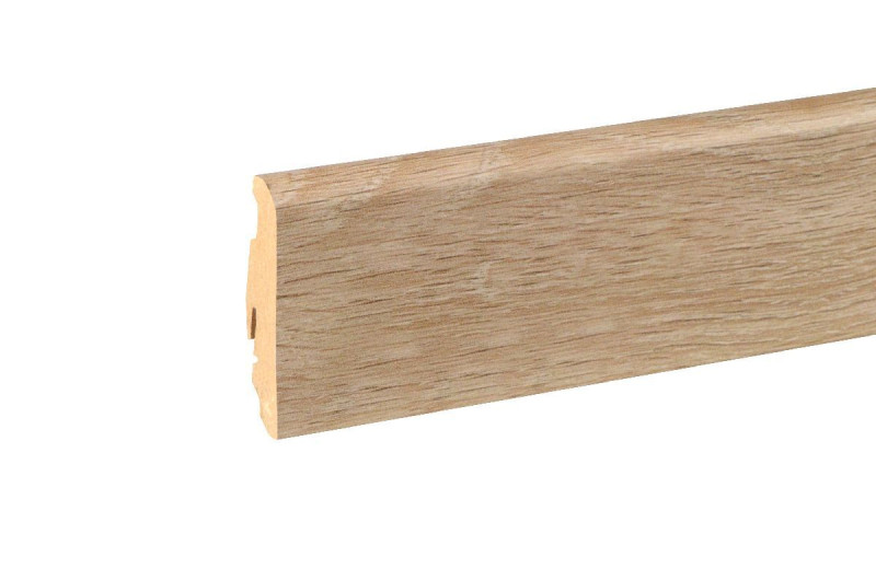 Passende Sockelleiste 6 cm hoch Eiche creme FOEI866 240 cm main product photo