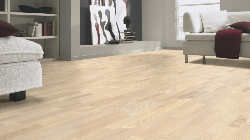 Tarkett Parquet Shade Nature Frêne Linen Blanc 3 frises main product photo