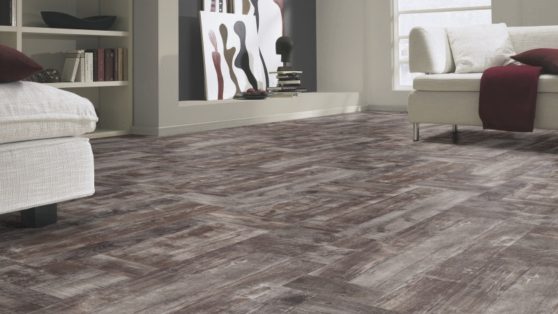 Tarkett Laminate Lamin'Art 832 Patchwork Cappucino Multi-strip main product photo