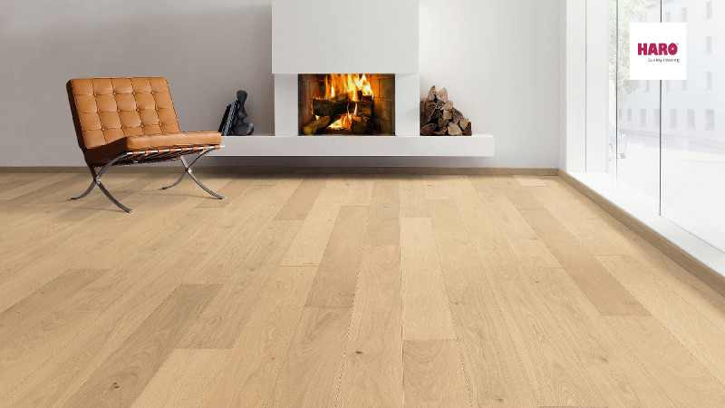 HARO Parkett 4000 Markant Eiche Puro Invisible 1-Stab Landhausdiele 4V main product photo