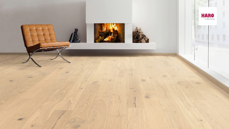 HARO Parkett 4000 Sauvage Eiche Sand Pur 1-Stab Landhausdiele 2V main product photo