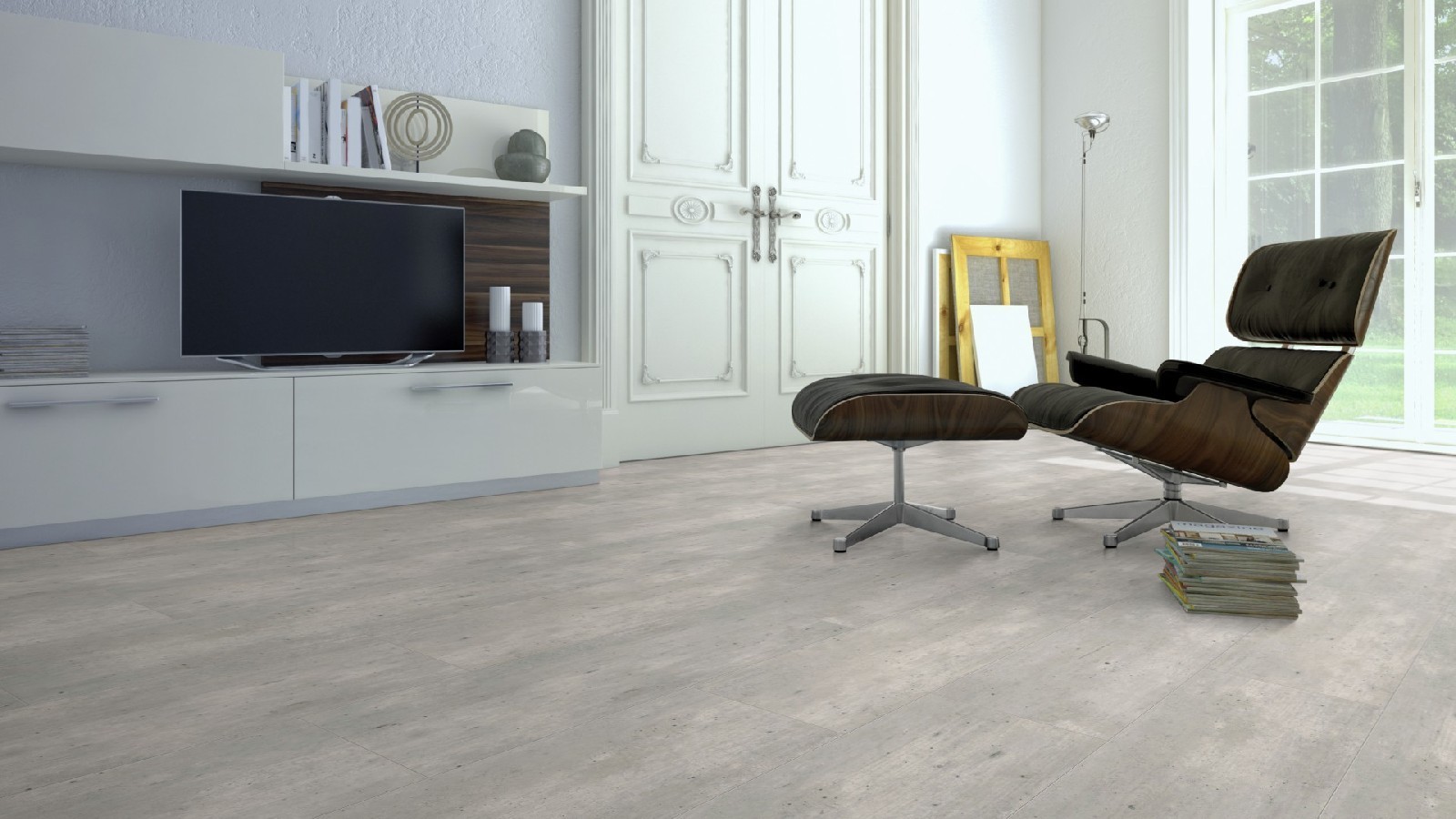 Tarkett Laminate Loft 832 Concrete Light Tile 4V