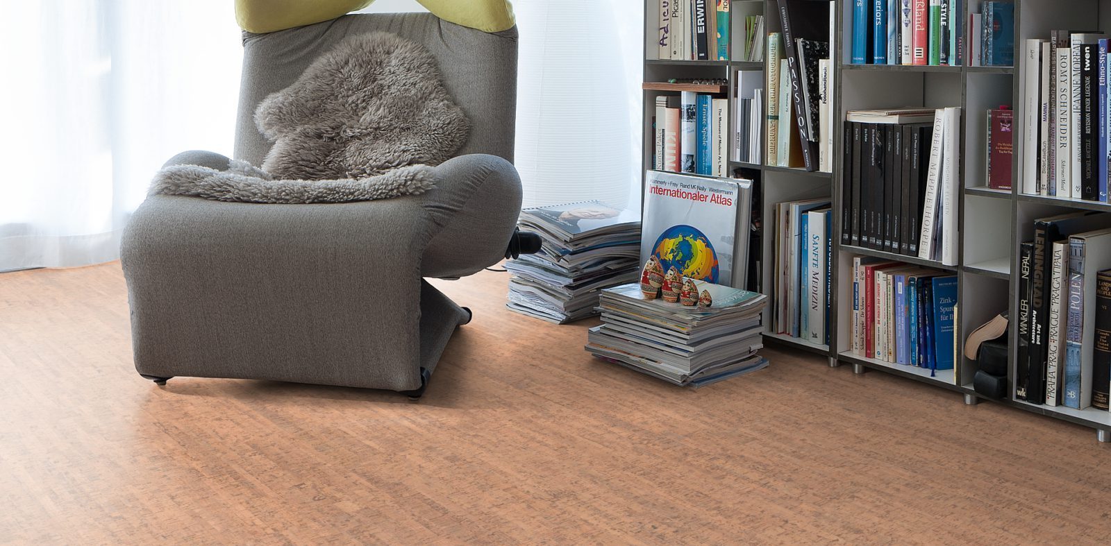 HARO Korkboden CORKETT Arcos Antikweiß permaDur Top Connect