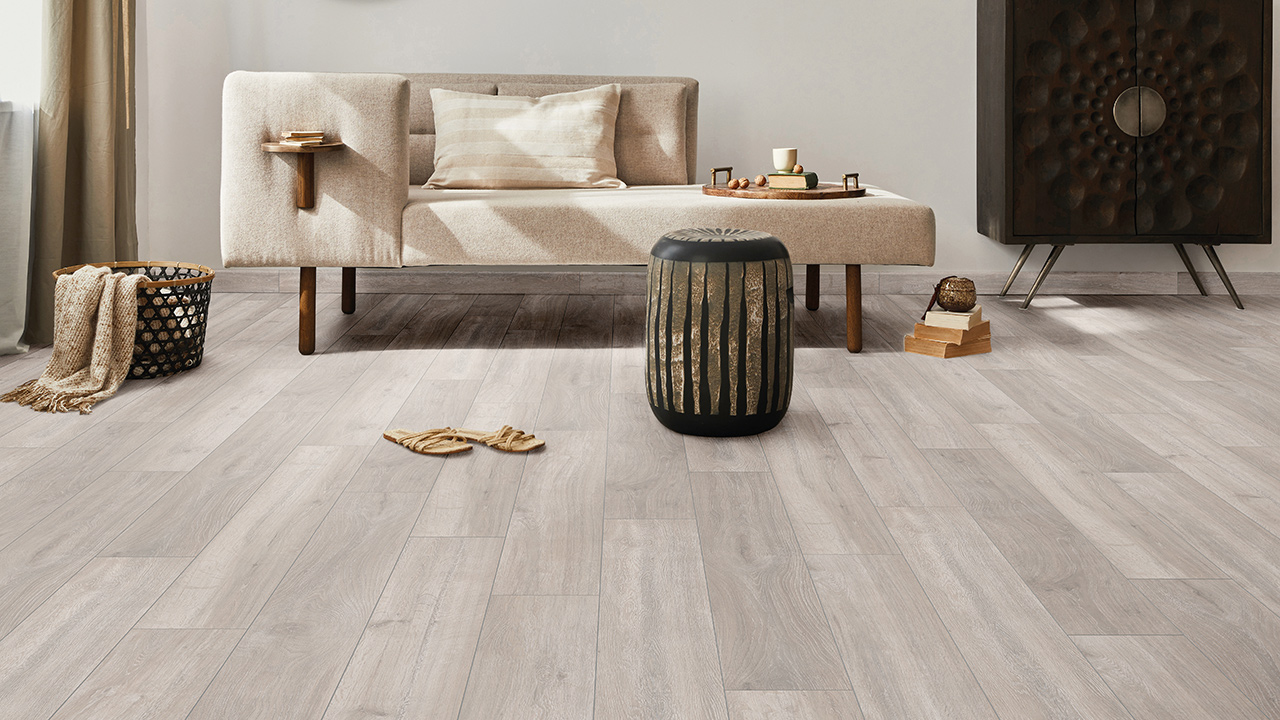 Laminat - BJARKA Eiche hellgrau