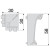 Brebo Angle intérieur QUE Chêne Cognac Brebo Angle intérieur QUE Chêne Cognac