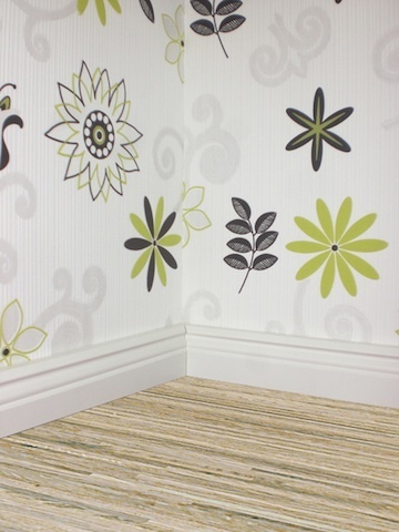 Brebo elegante zócalo blanco perfil Hamburgo 12 cm de altura