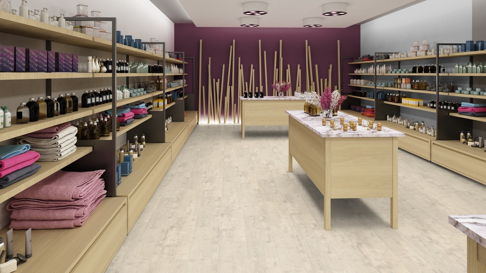 Tarkett Designboden iD Inspiration Loose-Lay White Christmas Pine Planke