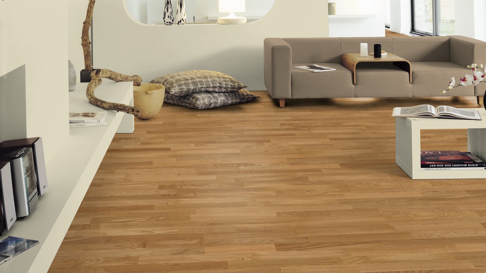 Tarkett Parquet Pure Natur Roble 3-lamas suelo de barco Proteco Natura 13 mm