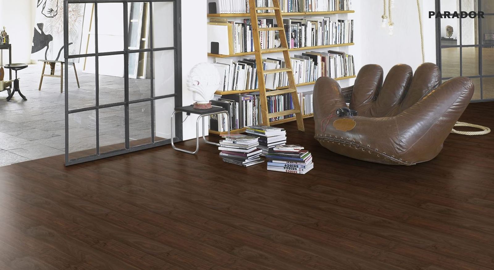 Parador Engineered Wood Flooring Trendtime 4 Living Walnut American Antique Plank 4V