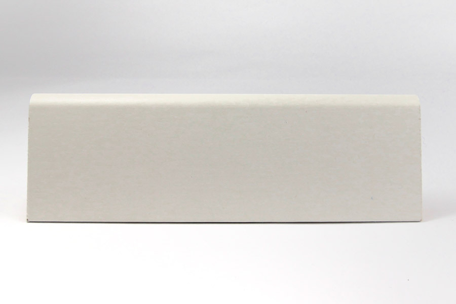 Matching Skirting board 6 cm high Platinum White FOFA313 240 cm