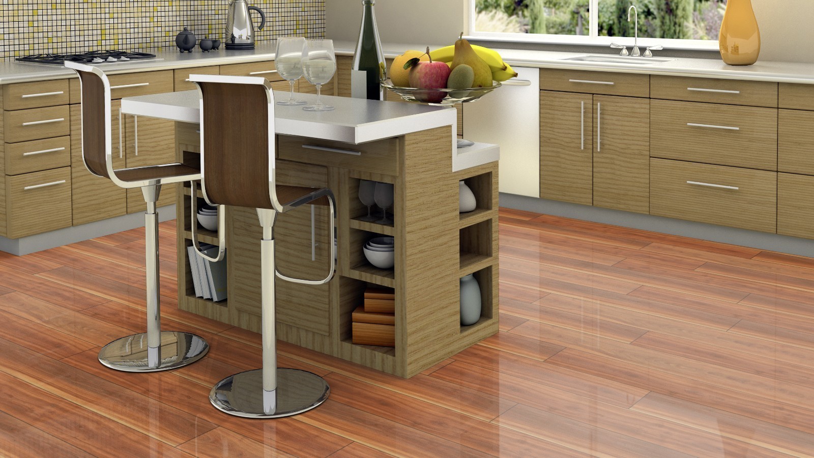 Laminate Noble Canyon Plum D2919 High Gloss 1-strip 4V Width 193mm