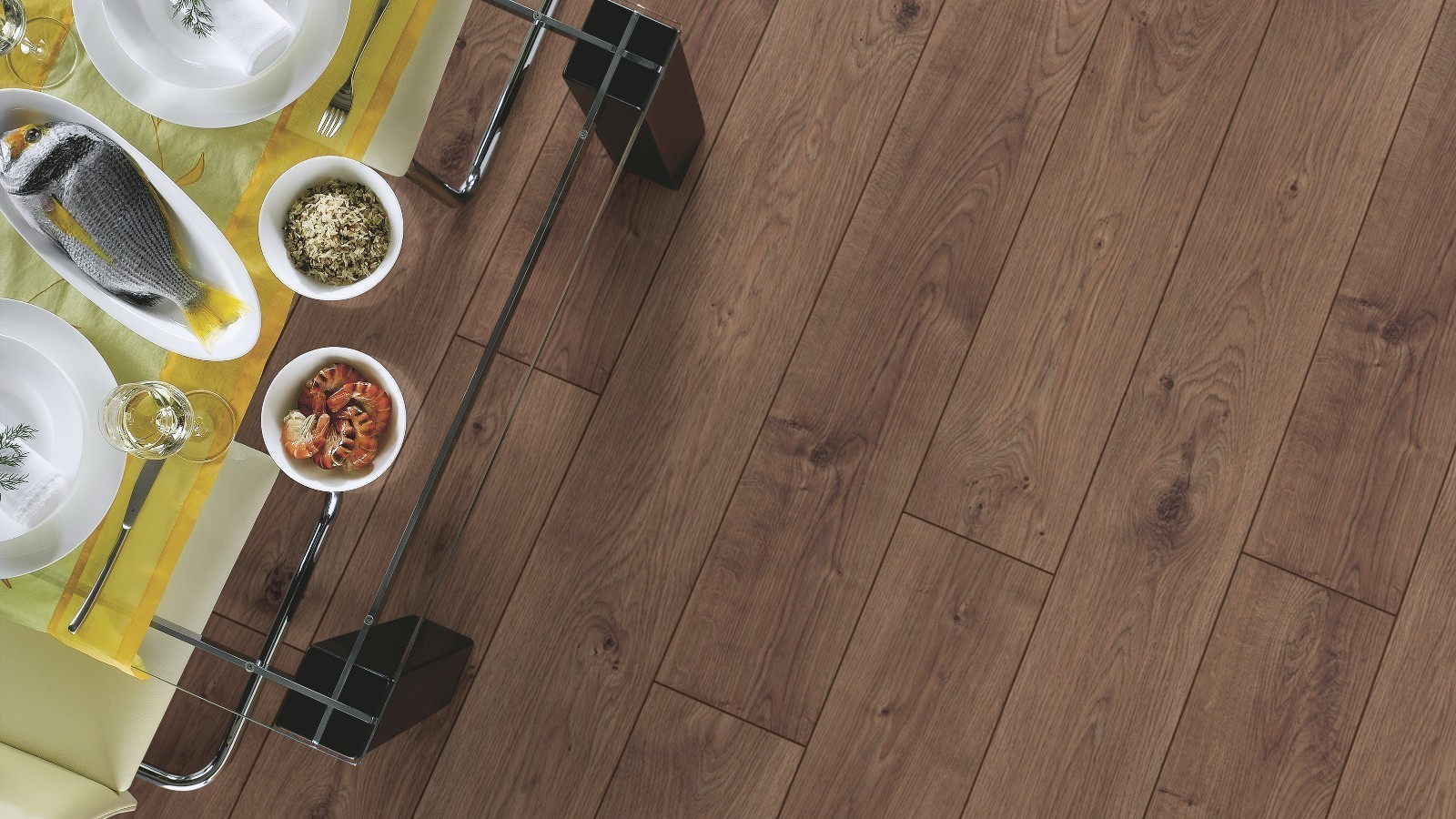 Laminado Durable Atlas Roble Café D3591 1 Lama 4V ancho 188mm