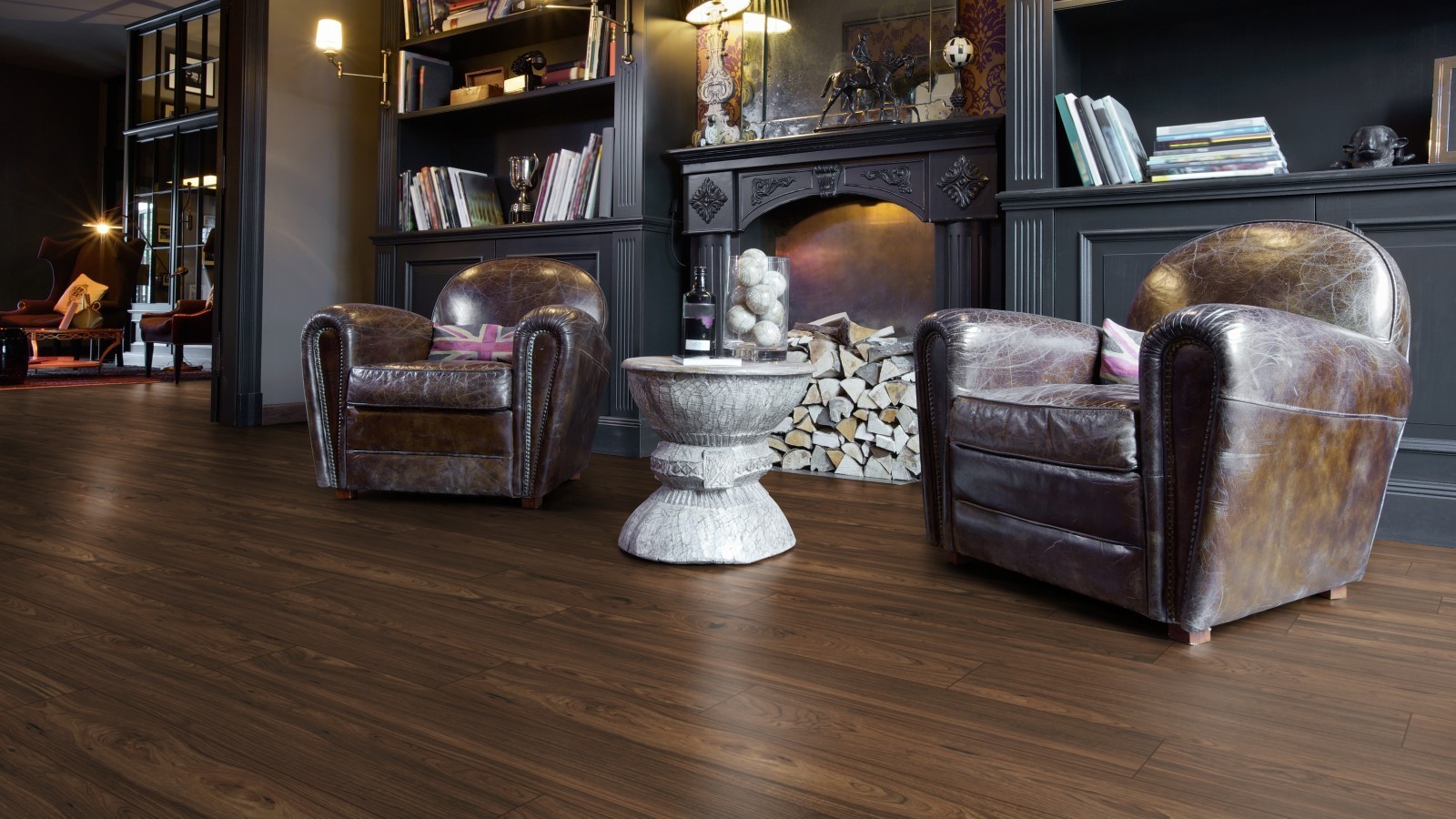 Laminat Select Nussbaum Toscana D3070 1-Stab Landhausdiele 4V Breite 193mm