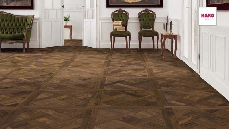 HARO Parkett parkettmanufaktur Parquet de nogal americano Cesta 4V main product photo