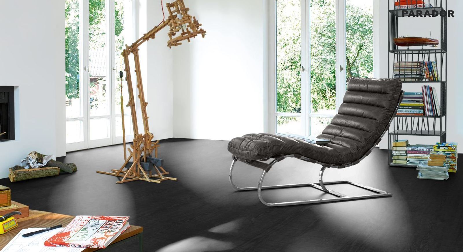 Parador Parquet Trendtime 6 Living Oak noir sawn texture 1-strip 4V