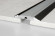 Brebo threshold profile with anti-slip insert A10 Rubber Black Inox Stainless Steel Aluminum 270cm
