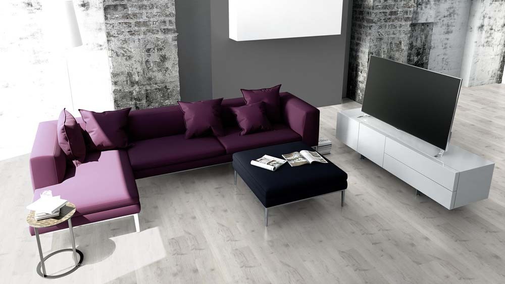 Classen Laminat Home 7 Eiche Amundsen weiß 1-Stab Landhausdiele zum klicken