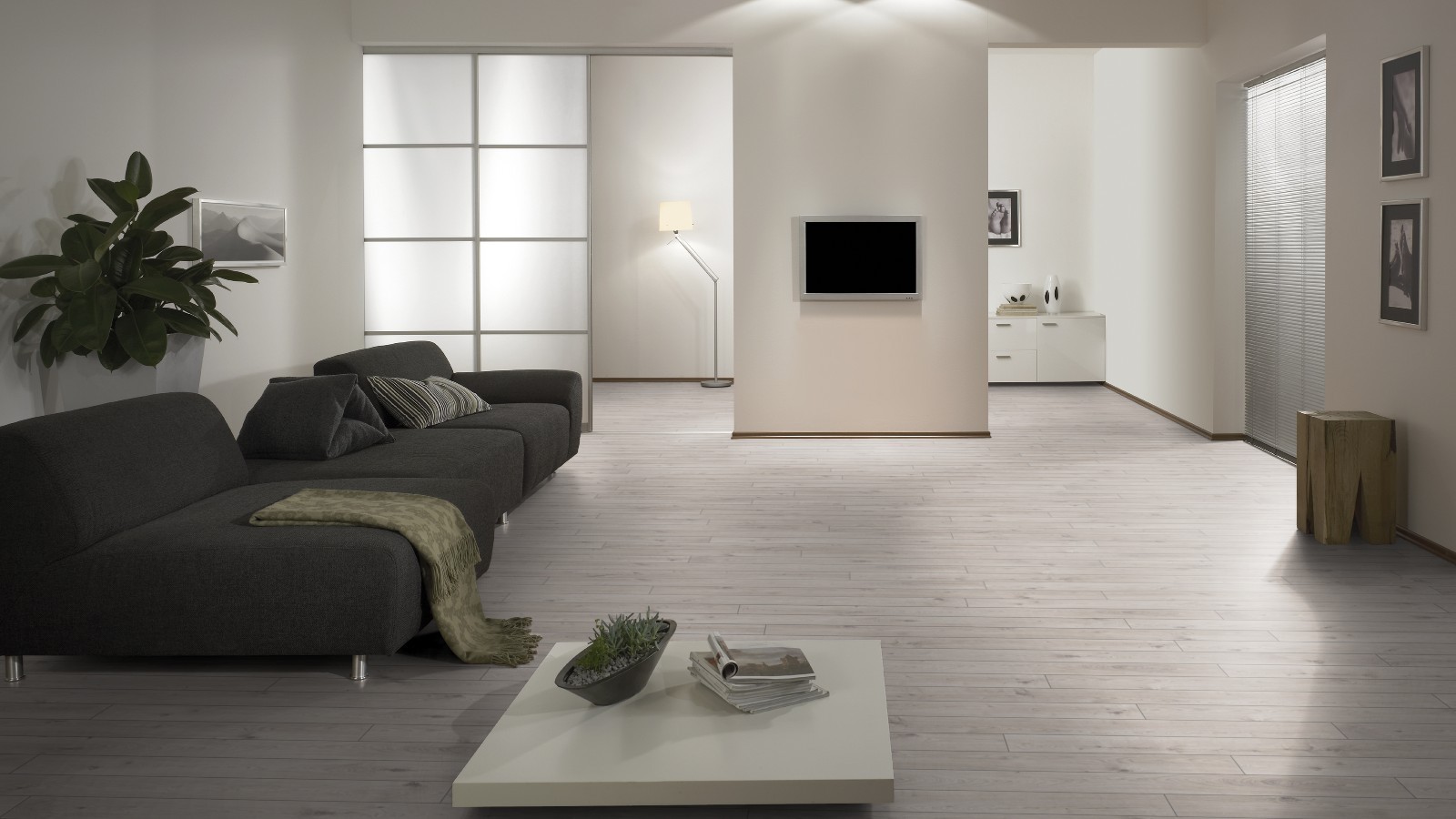 Suelo laminado Wide Everest Oak white D3179 1-Tablilla 4V ancho 188mm